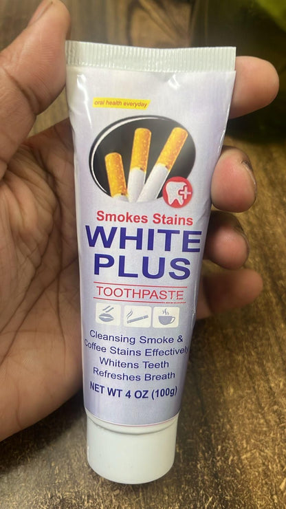 Smoke Stains White Plus Toothpaste 200g Pack of 2